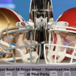 Printable Super Bowl 58 Props Sheet – Download the 2024 PDF & Play at Your Party