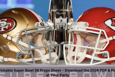 Printable Super Bowl 58 Props Sheet – Download the 2024 PDF & Play at Your Party